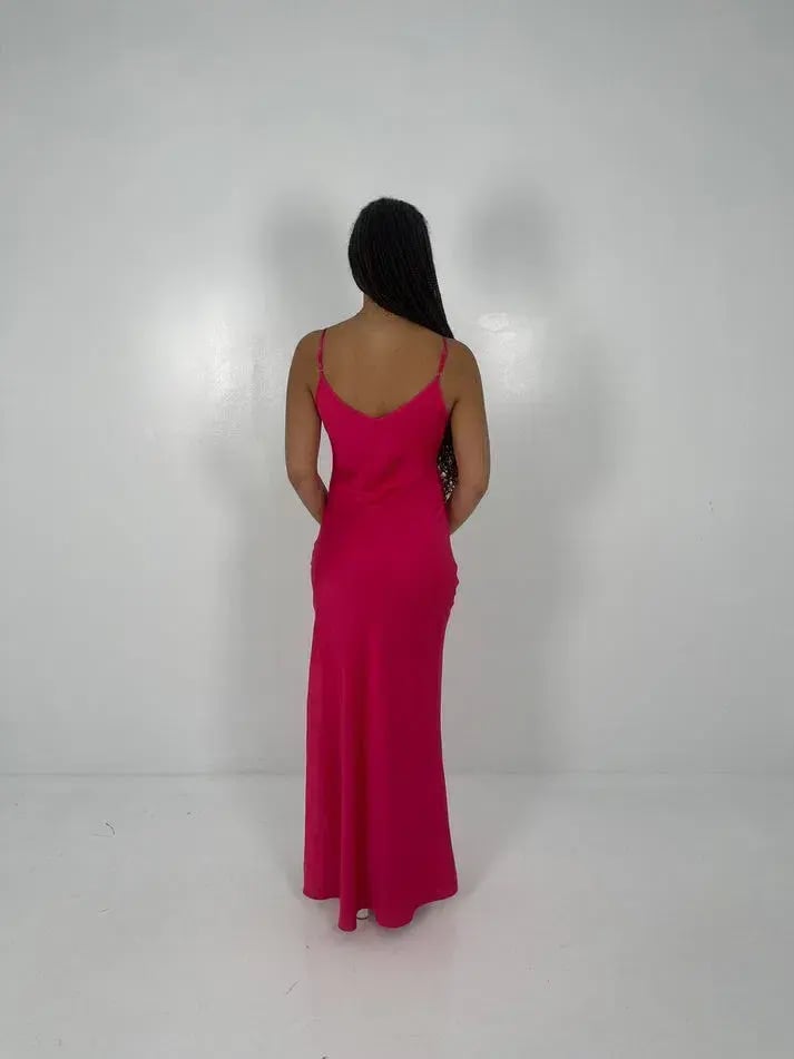 Rat & Boa Anastasia Gown Maxi Pink Size AU 6 photo 3
