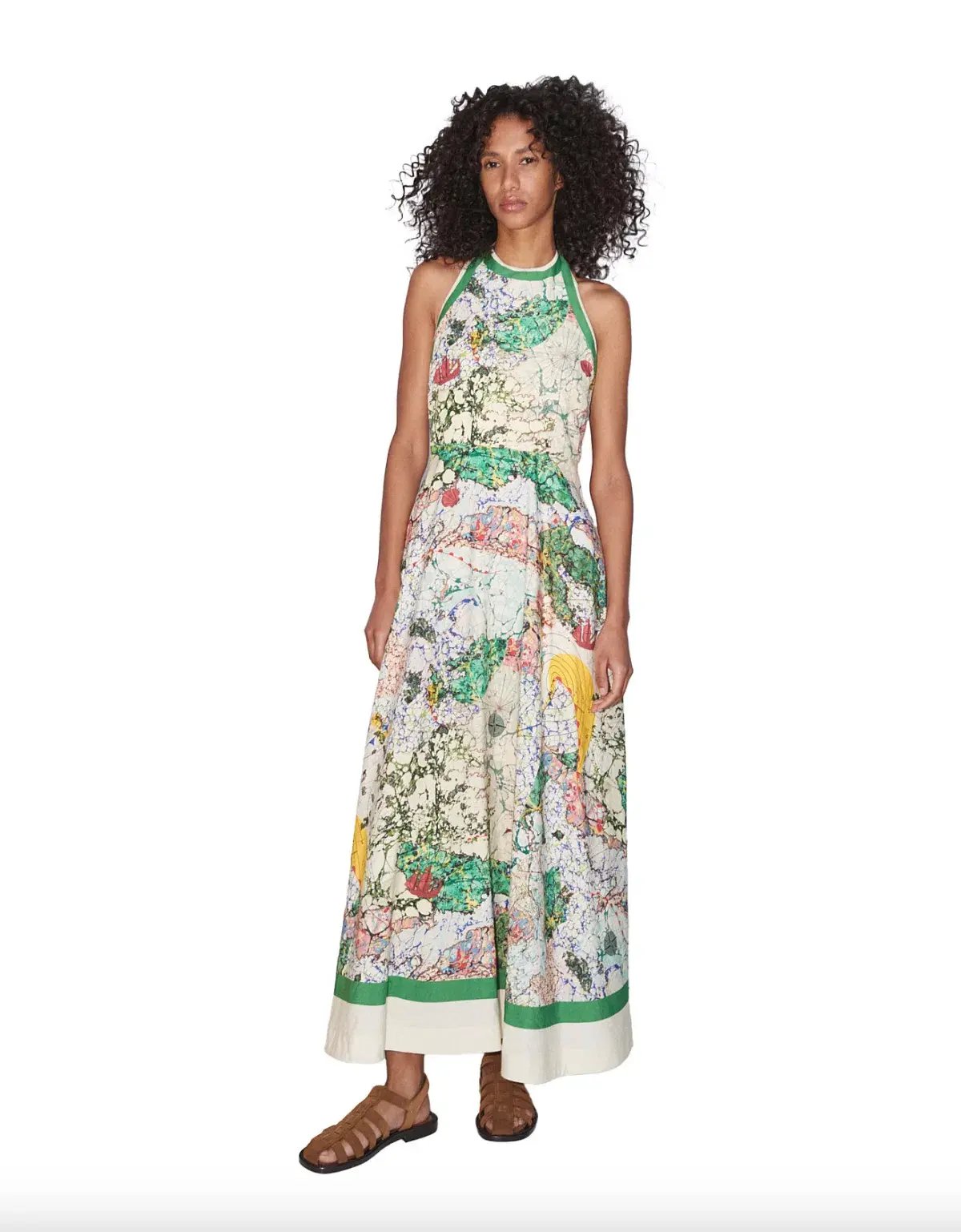 Alemais Odyssey Halter Midi Dress Multi Size 10 photo 5