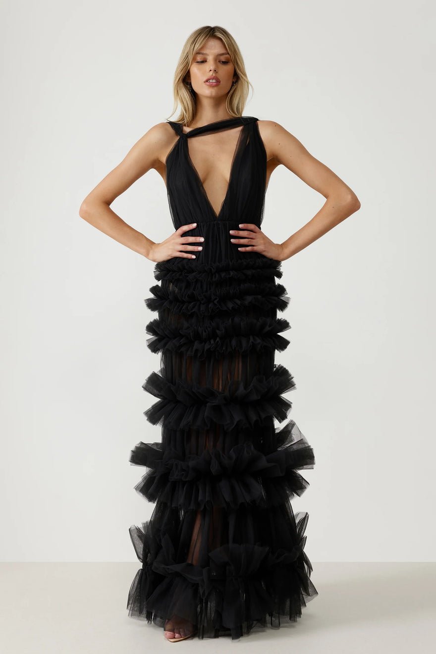 Lexi Mariella Dress - Charcoal photo 2