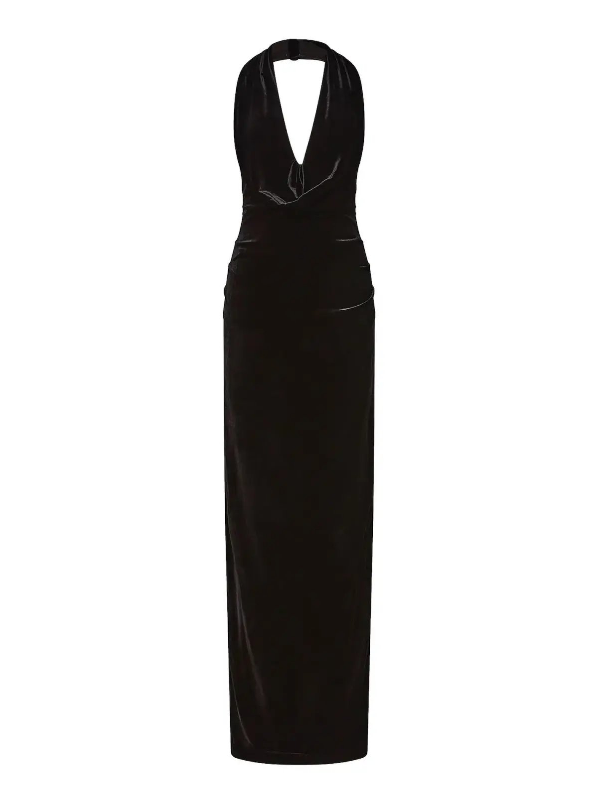 Rachel Gilbert Martin Plunge Maxi Dress in Black Size 1 / AU 8 photo 3