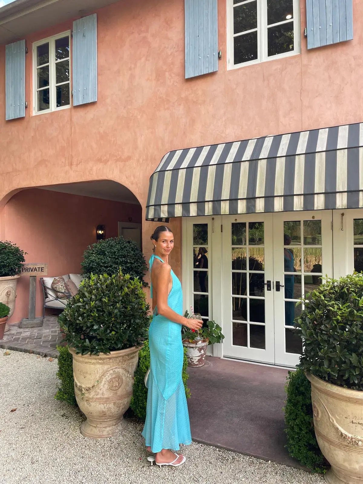 I Am Delilah Jasmine Maxi Dress Blue Lagoon Size 6 photo 6