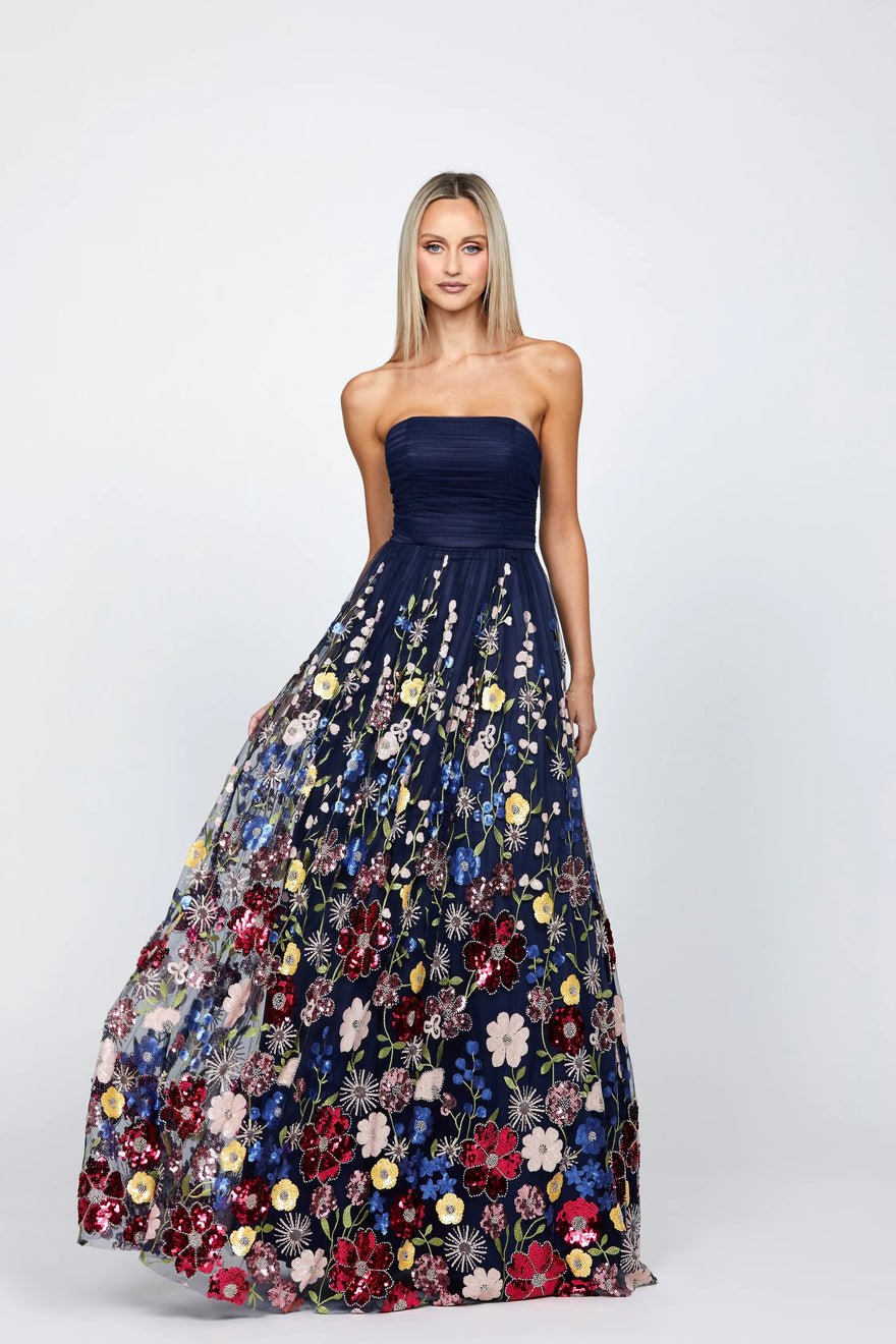 Bariano Vera Strapless Ballgown photo 3