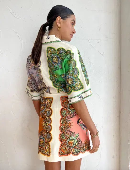 Alemais Trippy Troppo Mini Dress in Multi Size 8 photo 3