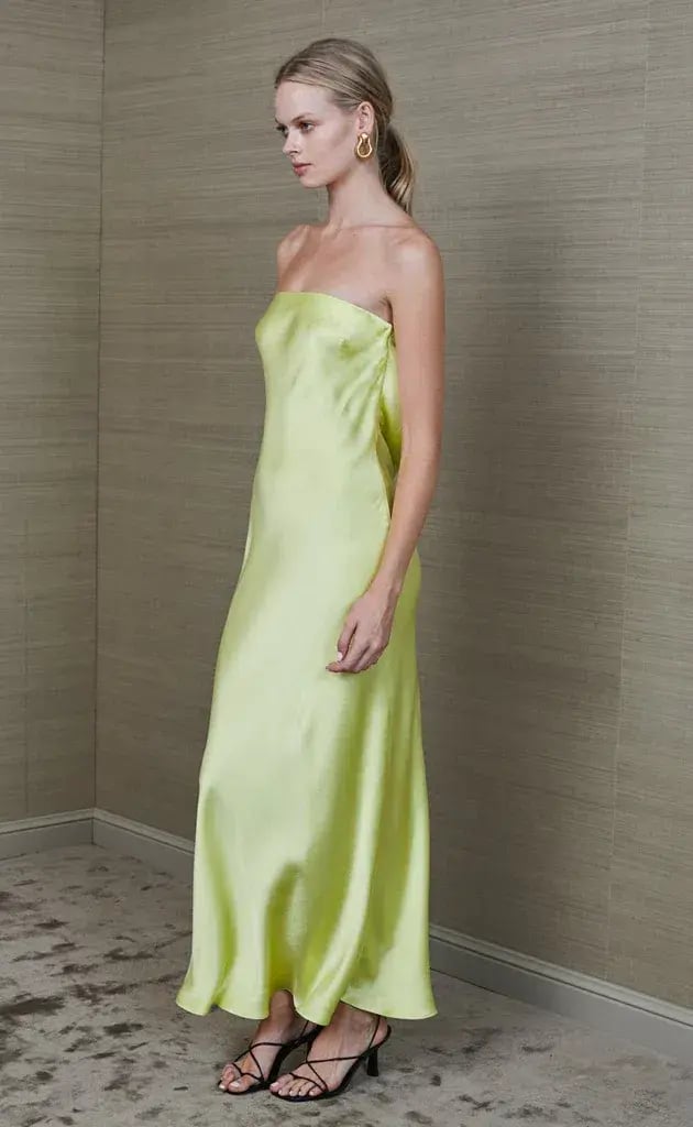 Bec & Bridge Citrus Sweetie Strapless Midi Dress Green Size 10 photo 5