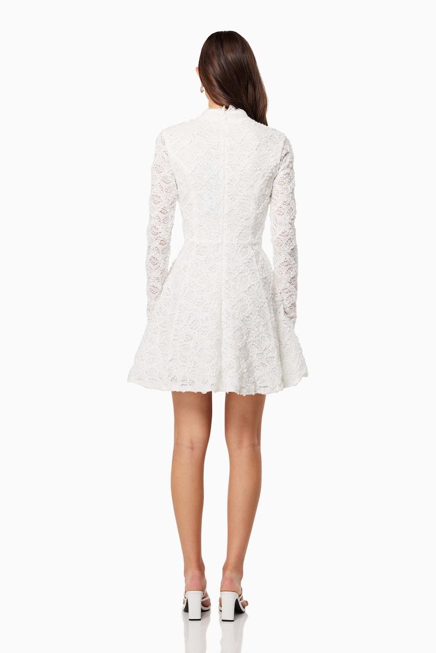 Elliatt Quinlan Dress - Ivory photo 4
