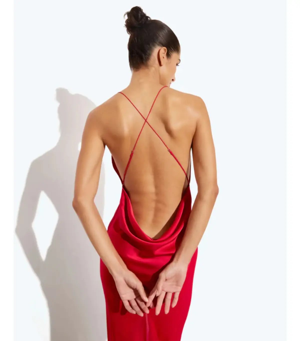 Rat & Boa Lotus Slip Dress Red Size 8 photo 3