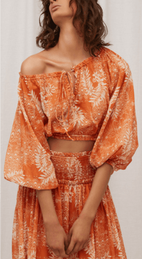 Steele Harmony Blouse & Laguna Skirt in Bora Sand Set Size 8 photo 3