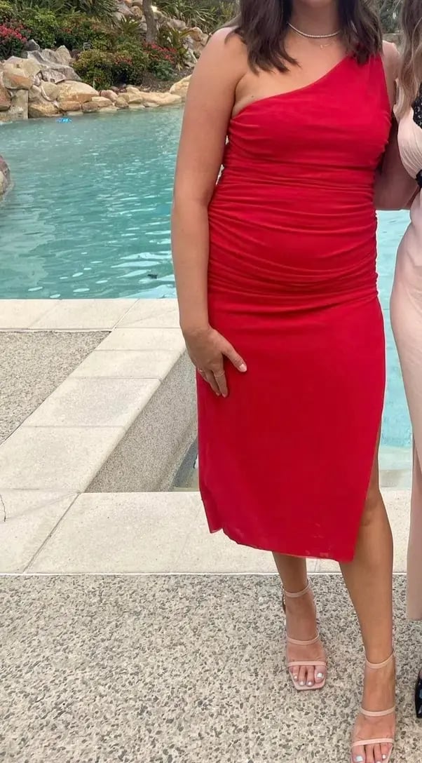 Lexi Sia Dress Tangerine Size 12 photo 4