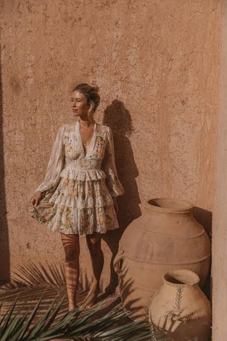 Spell Garden Party Mini Dress Floral Size 10 photo 2