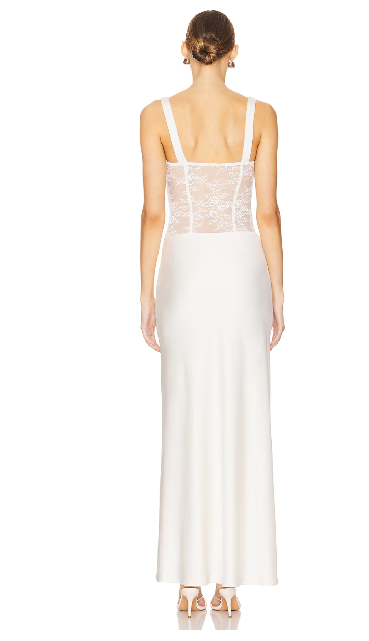 OLIMPIA CORSET DRESS BY BEC AND BRIDGE CREAM photo 3