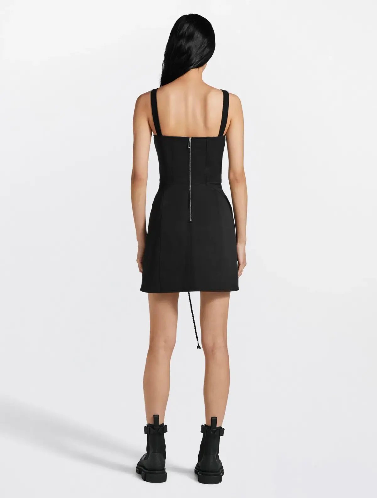 Dion Lee Laced Utility Corset Dress Black Size 8 / S photo 3