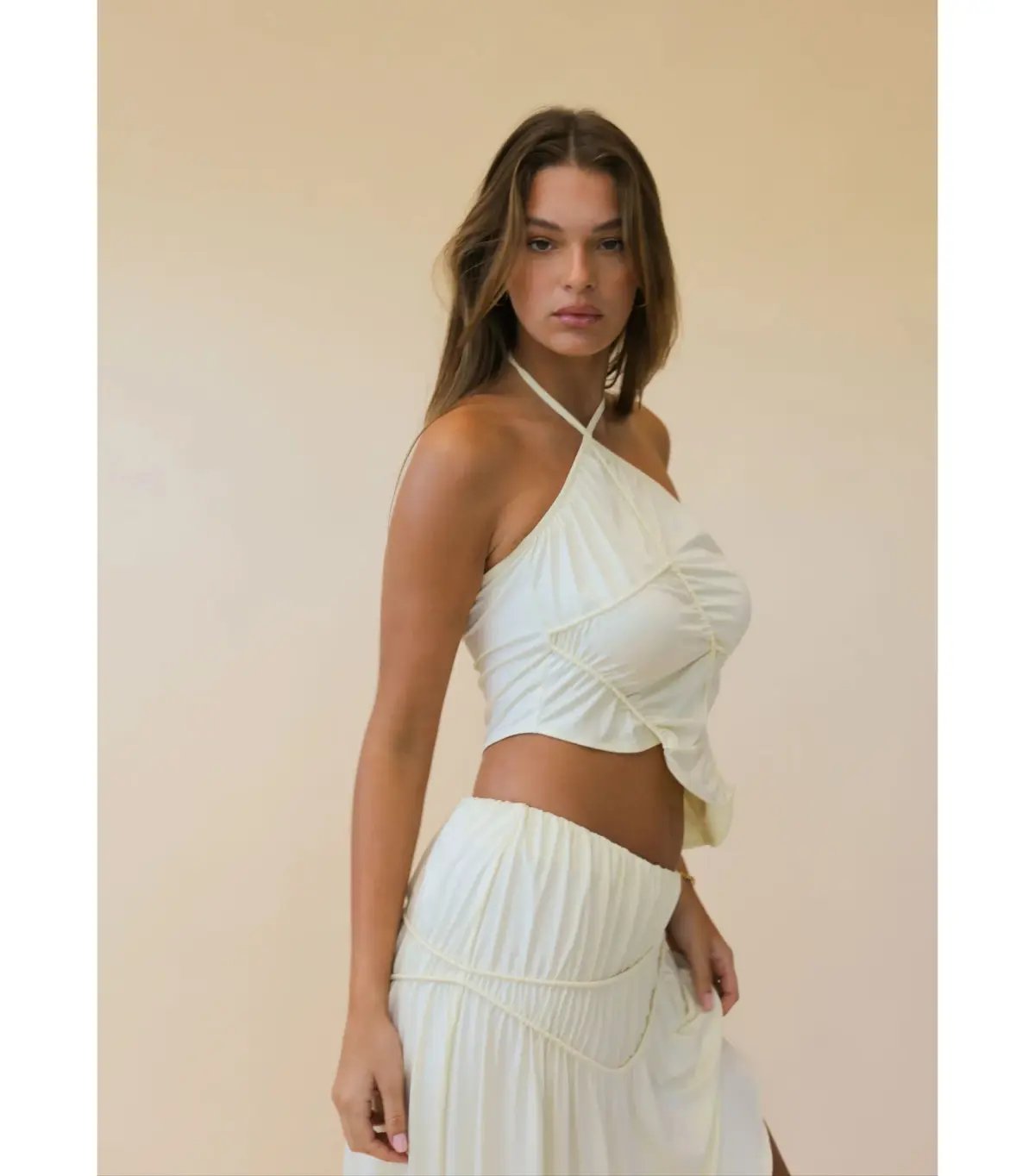 Koster Kulture Fleur Top and Skirt Set Yellow Size S / AU 8 photo 3