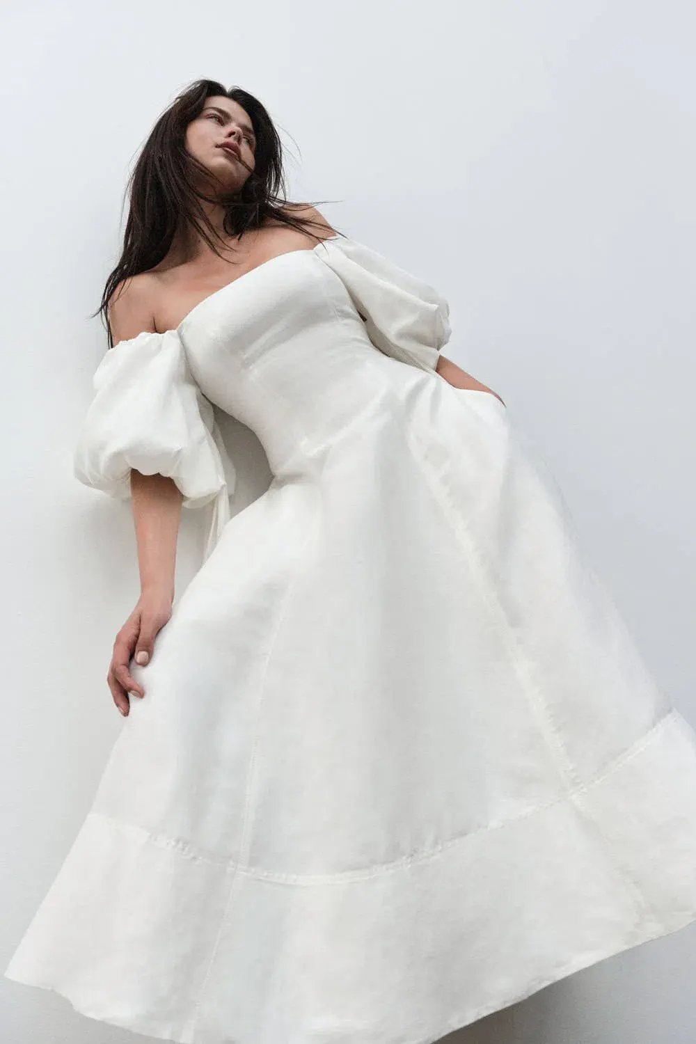 Aje Incarnation Midi Dress Ivory Size 14 photo 8