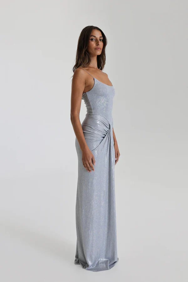 NATALIE ROLT ALLORA GOWN - SILVER photo 4