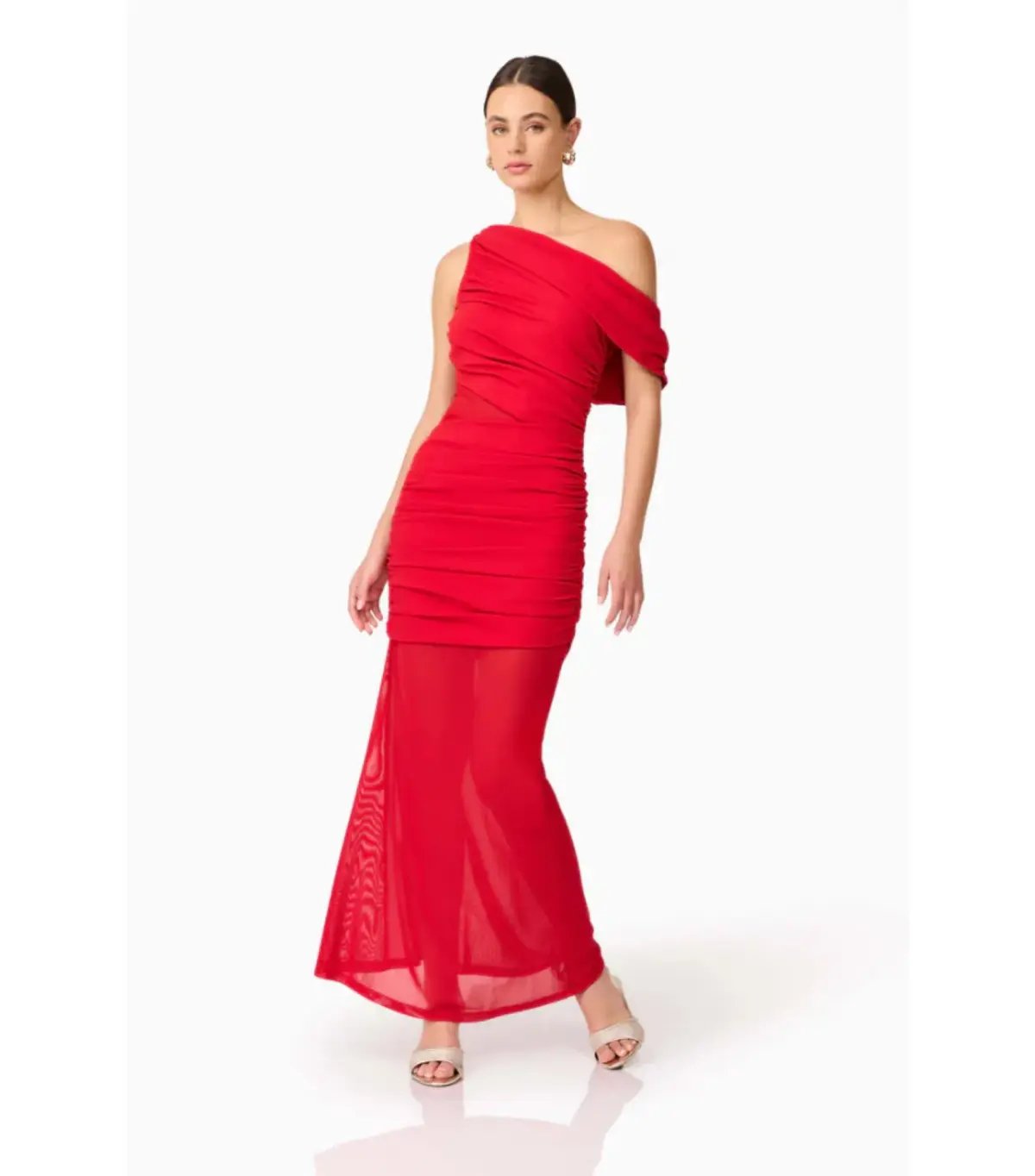 Elliatt Darya Maxi Dress Red Size AU 10 photo 3