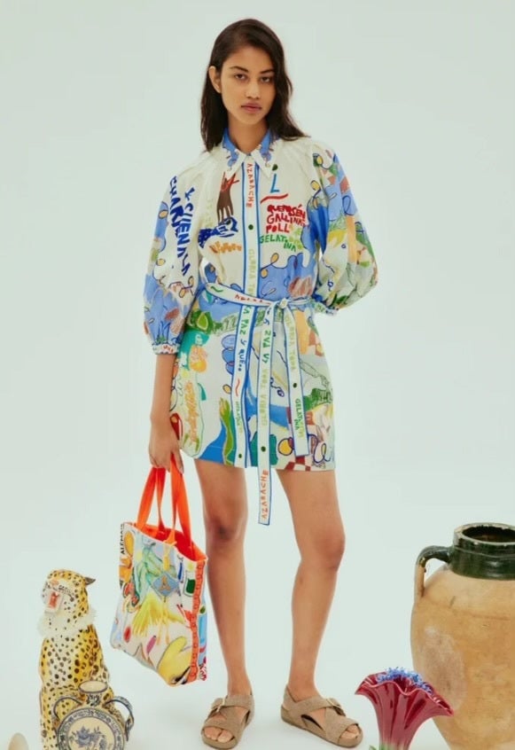 Alemais Nadia Mini Shirtdress photo 2