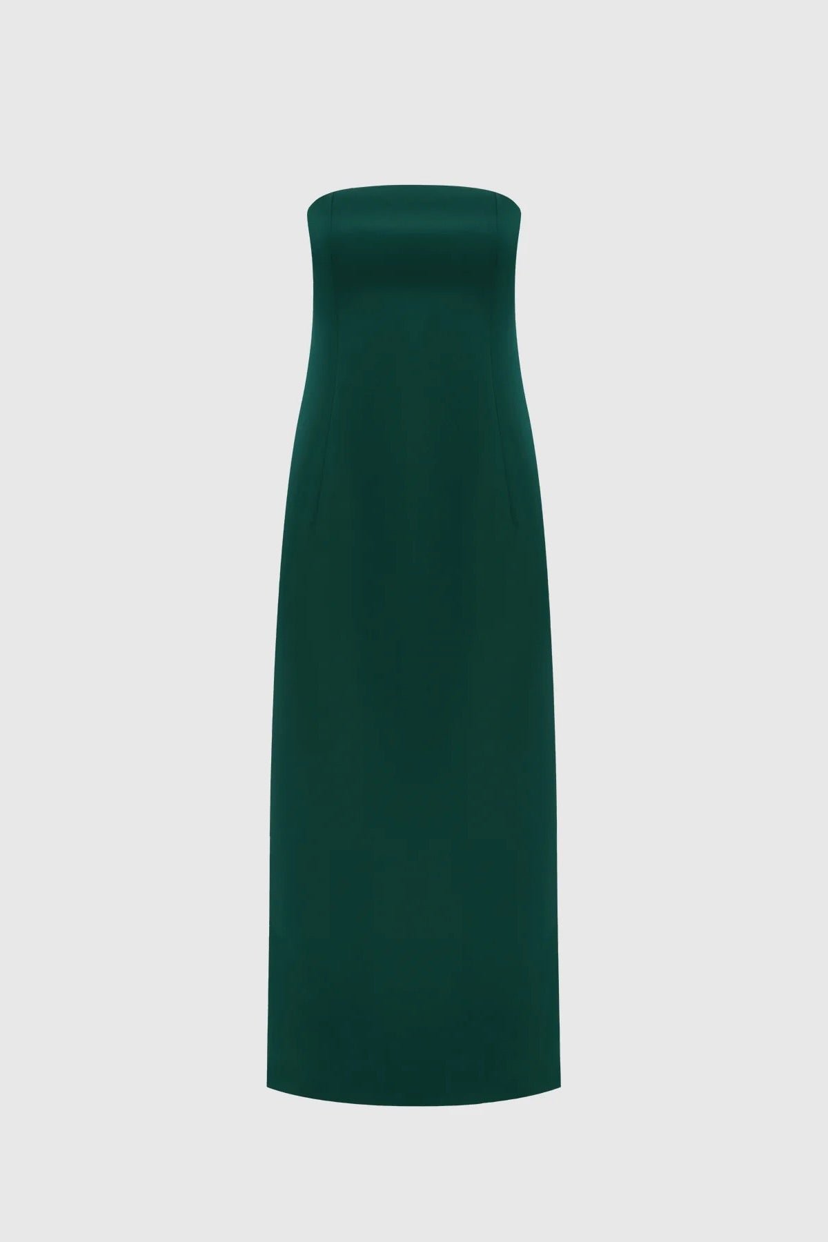 LEO LIN RAYNA BUSTIER MAXI DRESS - EMERALD photo 11