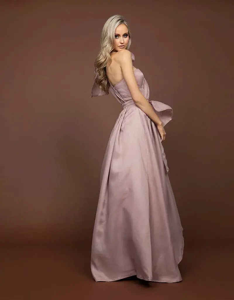 Bariano La Parfum Ball Gown Nude Size 6 photo 2