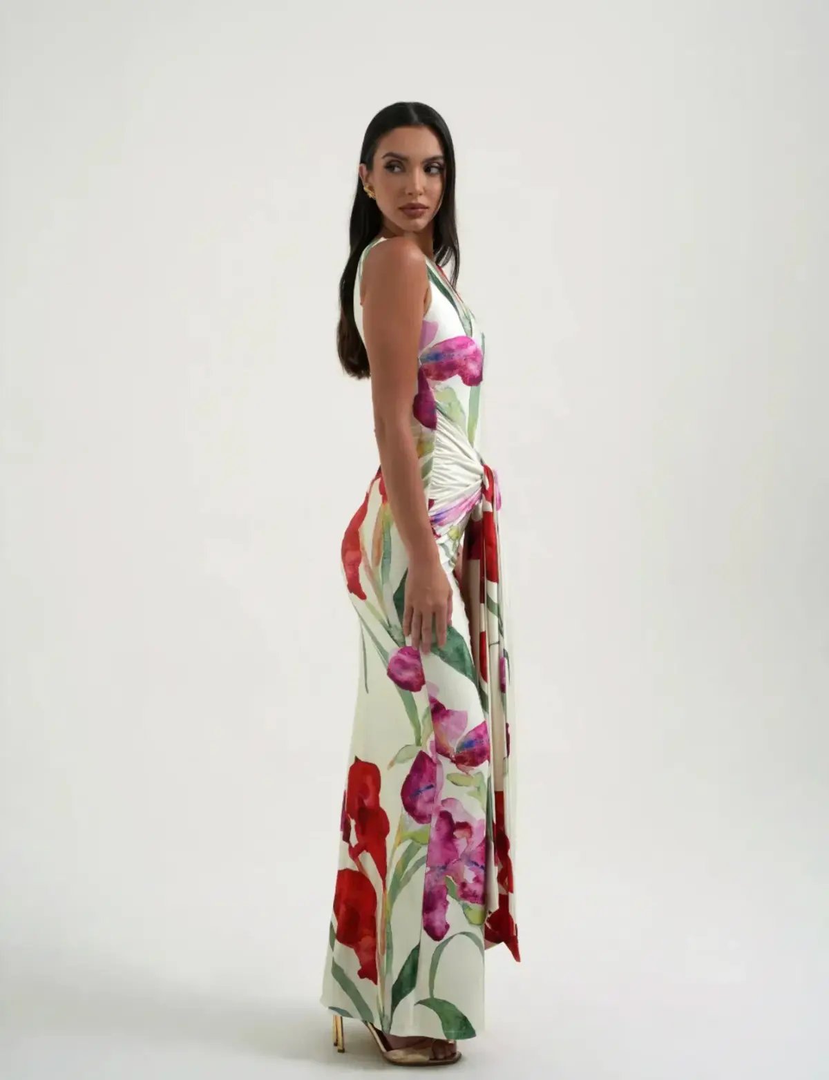 Sydney Lane Skye Wrap Maxi Dress Print Size S / AU 8 photo 3