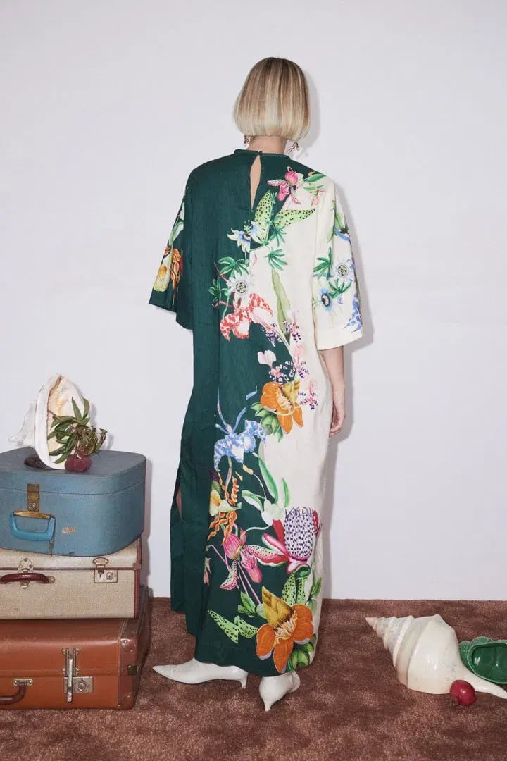 Alemais Aggie Midi Dress Multi/Floral Size 16 photo 2