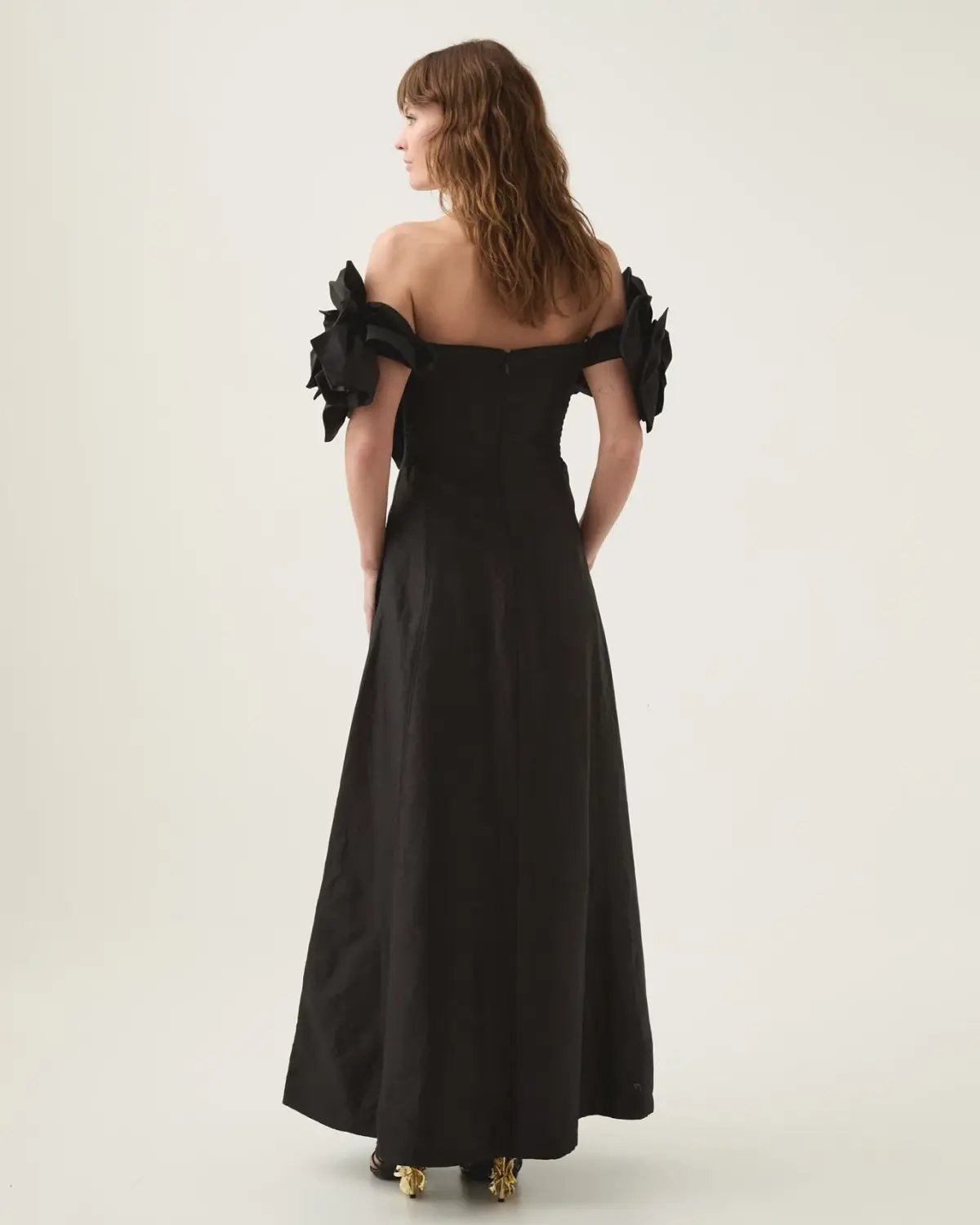 AJE Etta Midi Dress Black Size Au 12 photo 3