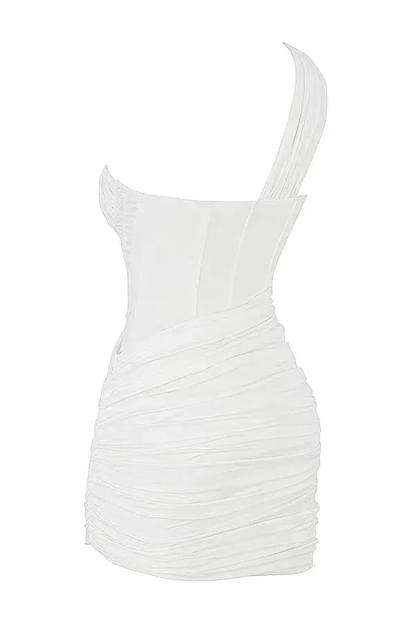 House of CB Clementine Cut Out Mini Dress White Size Small / Au 8 photo 5
