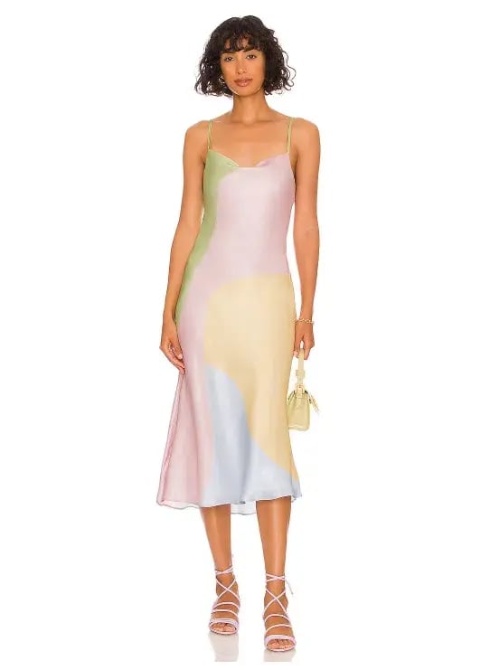 Olivia Rubin Aubrey Midi Dress Multi Size 12 photo 4