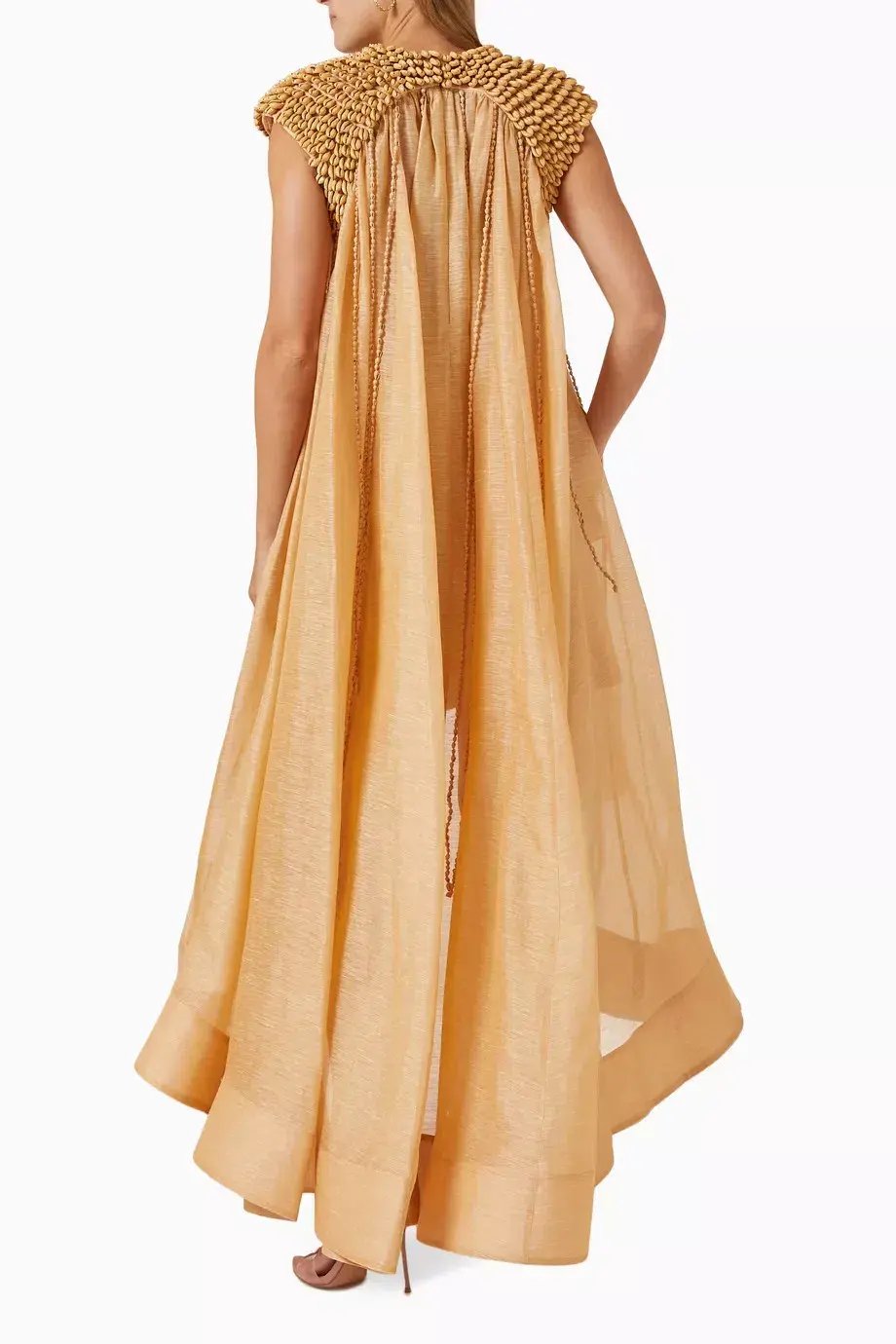Zimmermann Coaster Embellished Gown Sand Size 0 / AU 8 photo 2