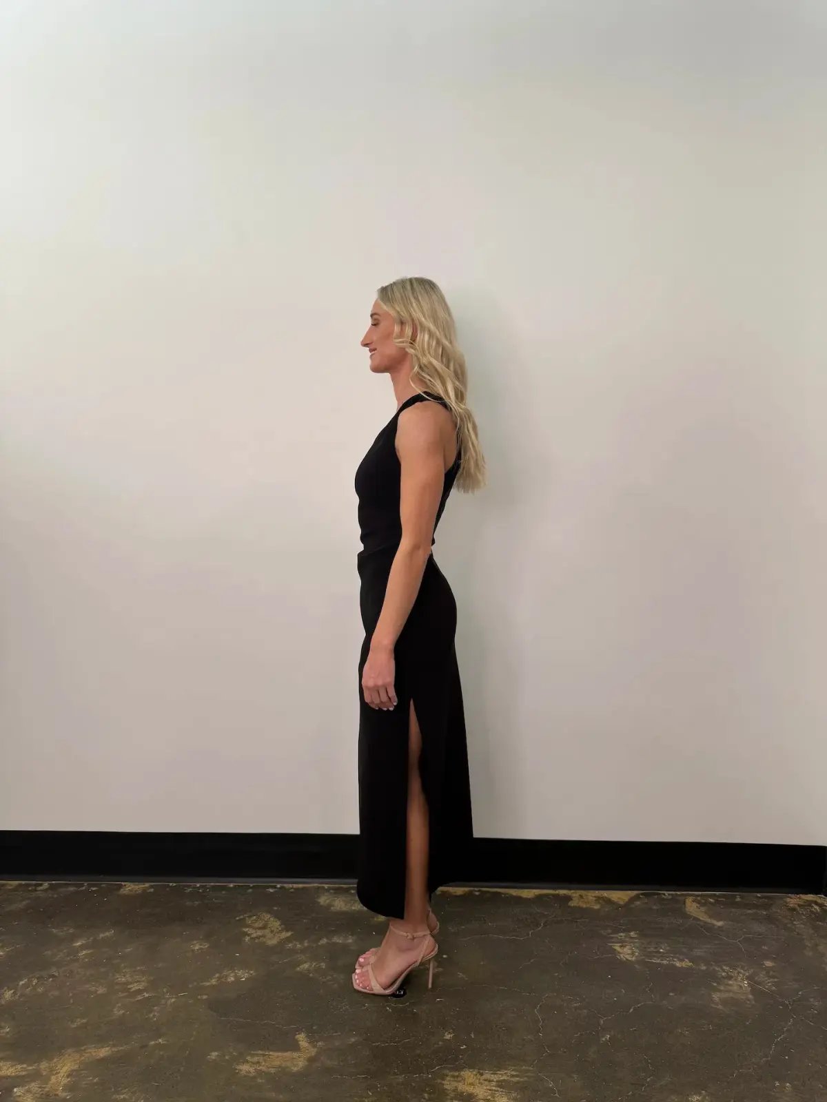 BEC & BRIDGE ARIVEN ASYM MIDI DRESS / BLACK / SIZE 10 photo 2