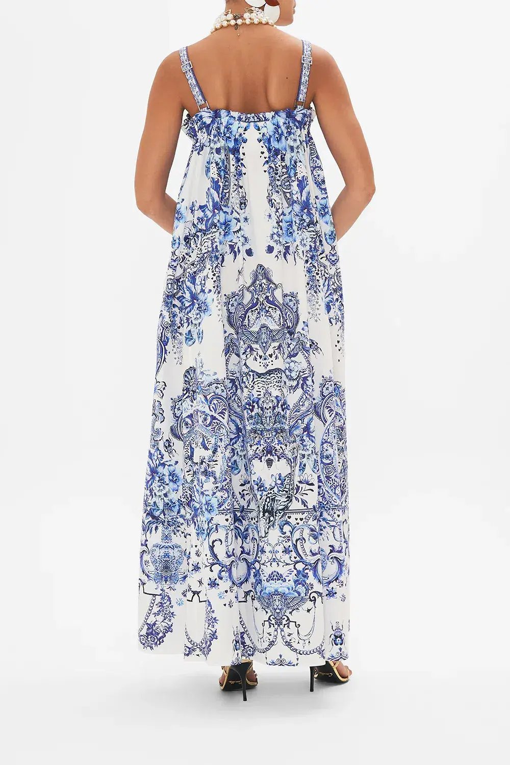 Camilla Wide Strap Sundress Print Size 12 photo 3