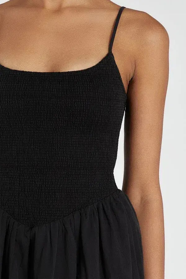 DISSH Milano Cotton Midi Dress Black Size 8 photo 6