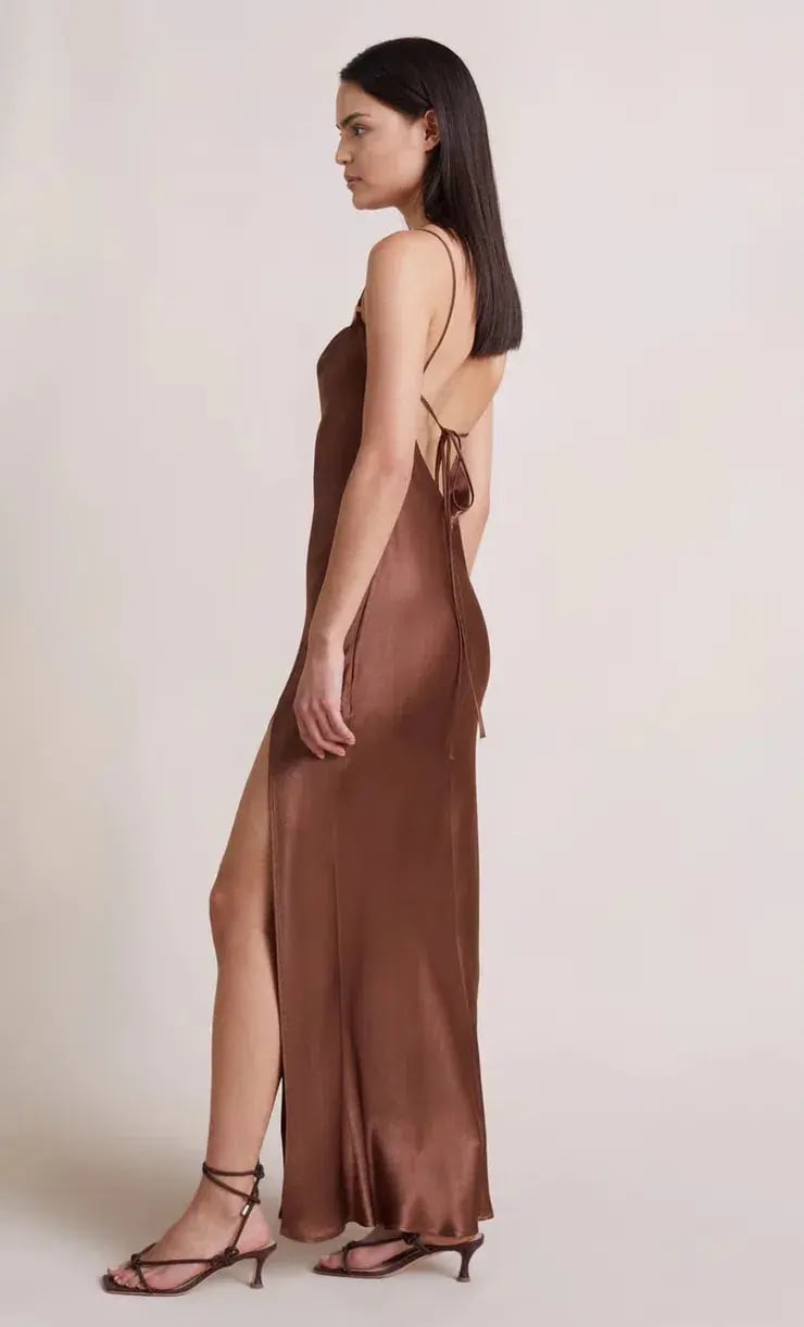 Bec & Bridge Annika Gown Brown Size 8 photo 2