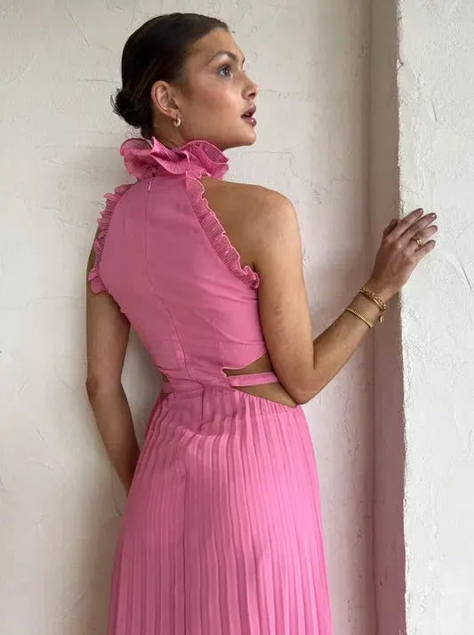 Sonya Moda Noya Maxi Dress Pink Size 10 photo 7