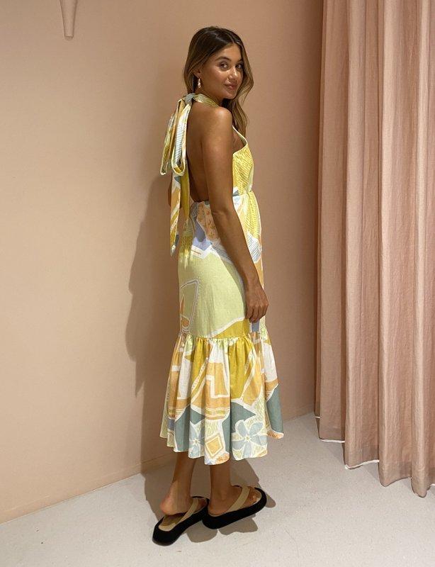 Steele Sia Dress Sunset Cabana Size Small photo 2