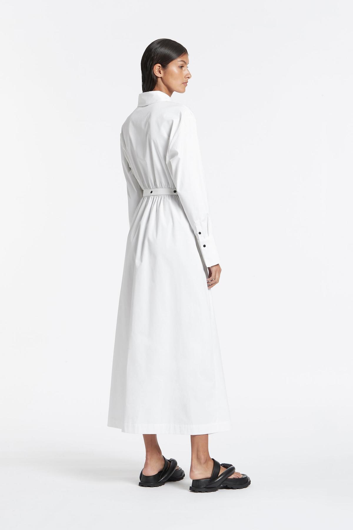 Sir The Label Ilkin Deconstructed Shirt Dress White Size 1 / AU 8 photo 3