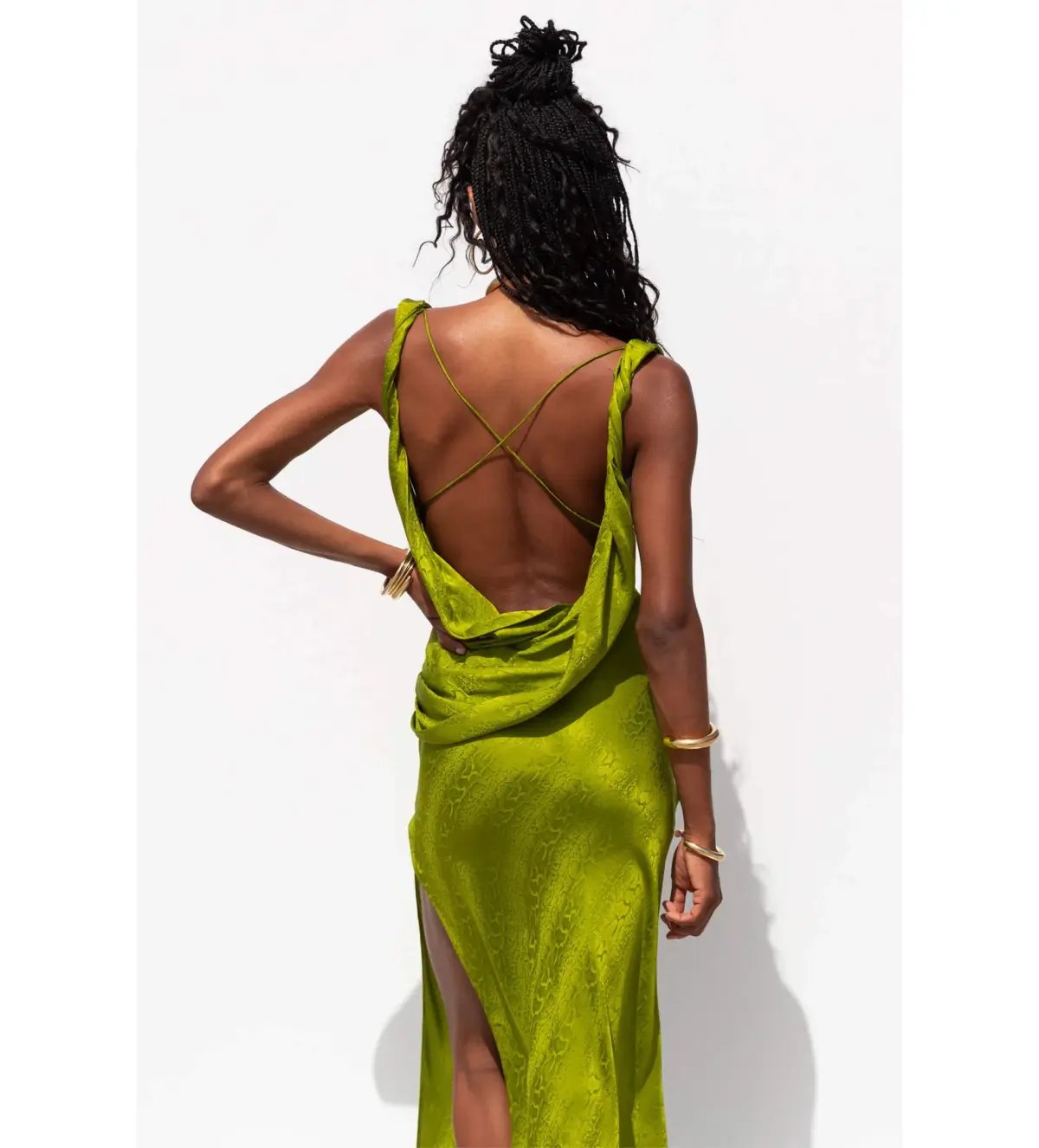 Rat & Boa Navarra Dress Lime Size S / AU 8 photo 3