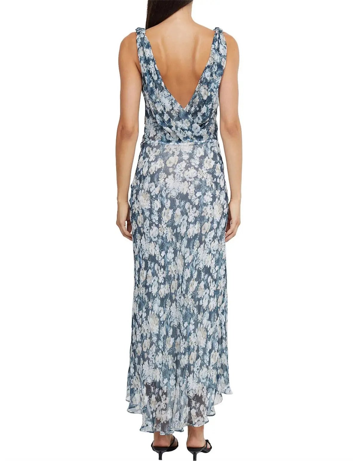 Bec & Bridge Opal V neck Midi Dress Floral Size 8 photo 3