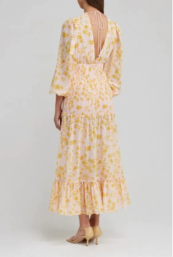 Significant Other Bernadette Dress Pineapple Palm Size 8 photo 4
