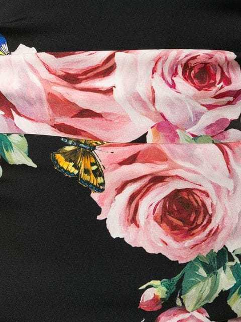 Dolce & Gabbana Rose Pink Print Dress Size 12 photo 3