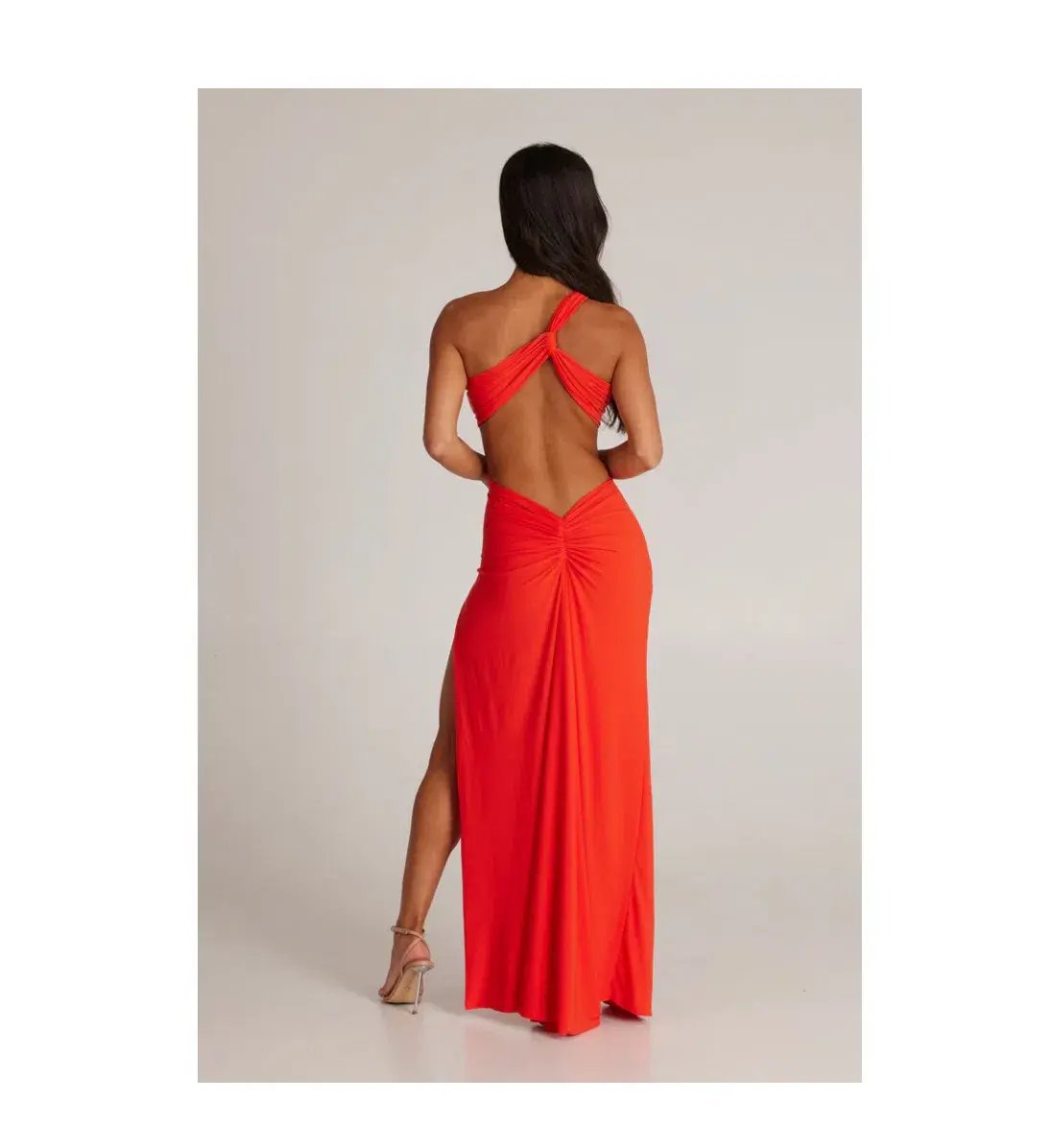 Melani the Label Eve Gown Tangerine Size 8 photo 7