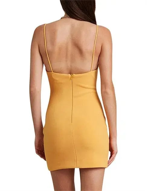Bec & Bridge Cammi mini dress Yellow Size AU 8 photo 3