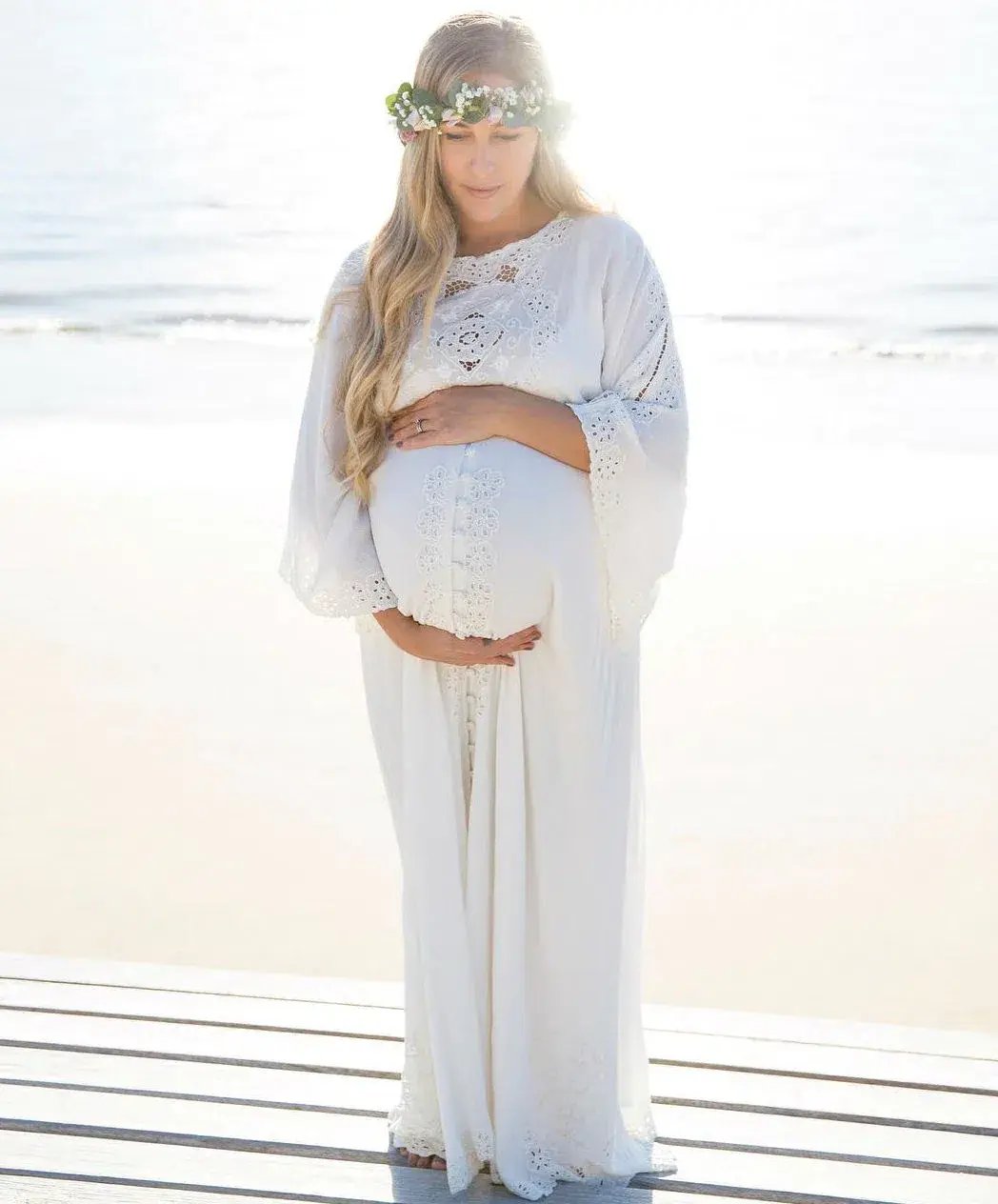 Fillyboo I Believe In Unicorns Dress in Ivory White Size M photo 4