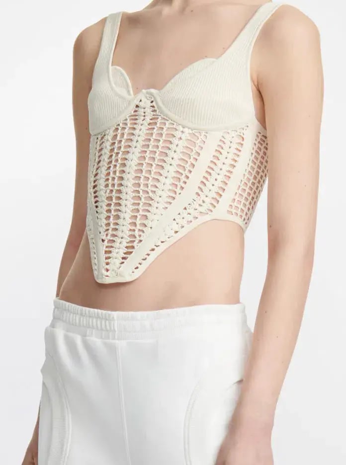 Dion Lee Crochet Corset Bone Size S / Au 8 photo 4