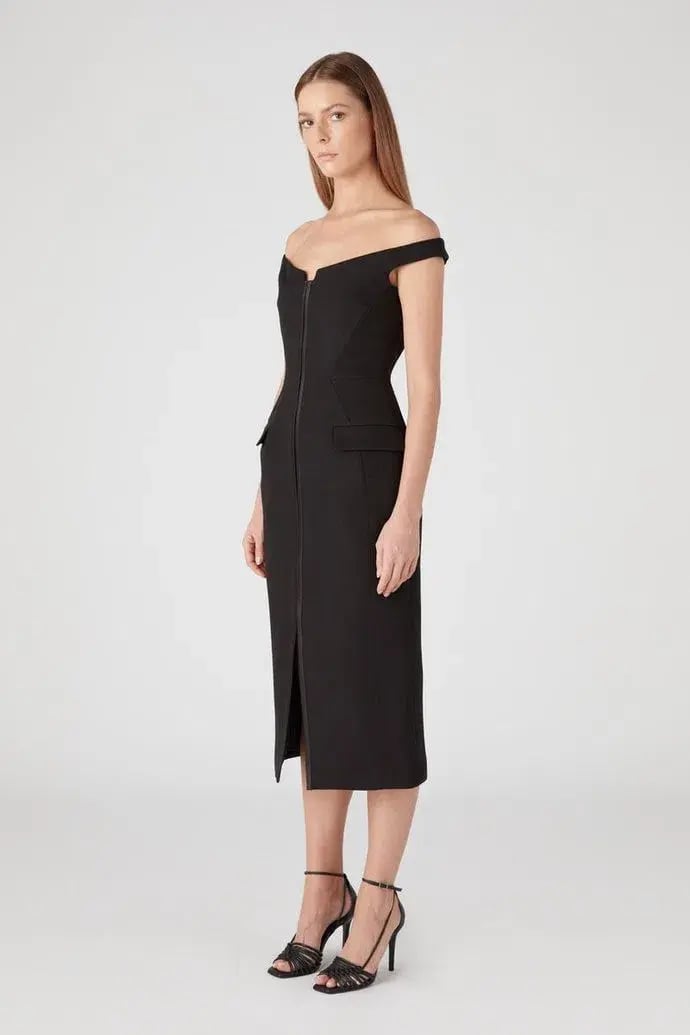 Camilla & Marc Cetara Dress Black Size 6 photo 3
