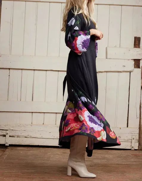 Binny  The Laden Table  Maxi Dress Print Size 14 photo 7