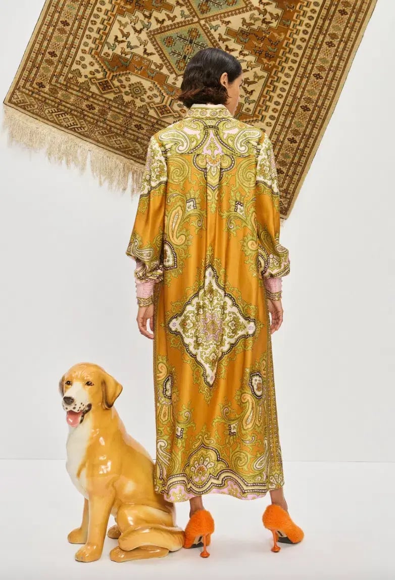 Alemais Clemenza Silk Shirtdress Size 14 photo 4