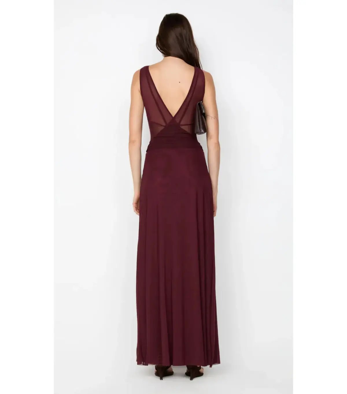 Bec & Bridge Jimena Maxi Dress Plum Size AU 10 photo 2