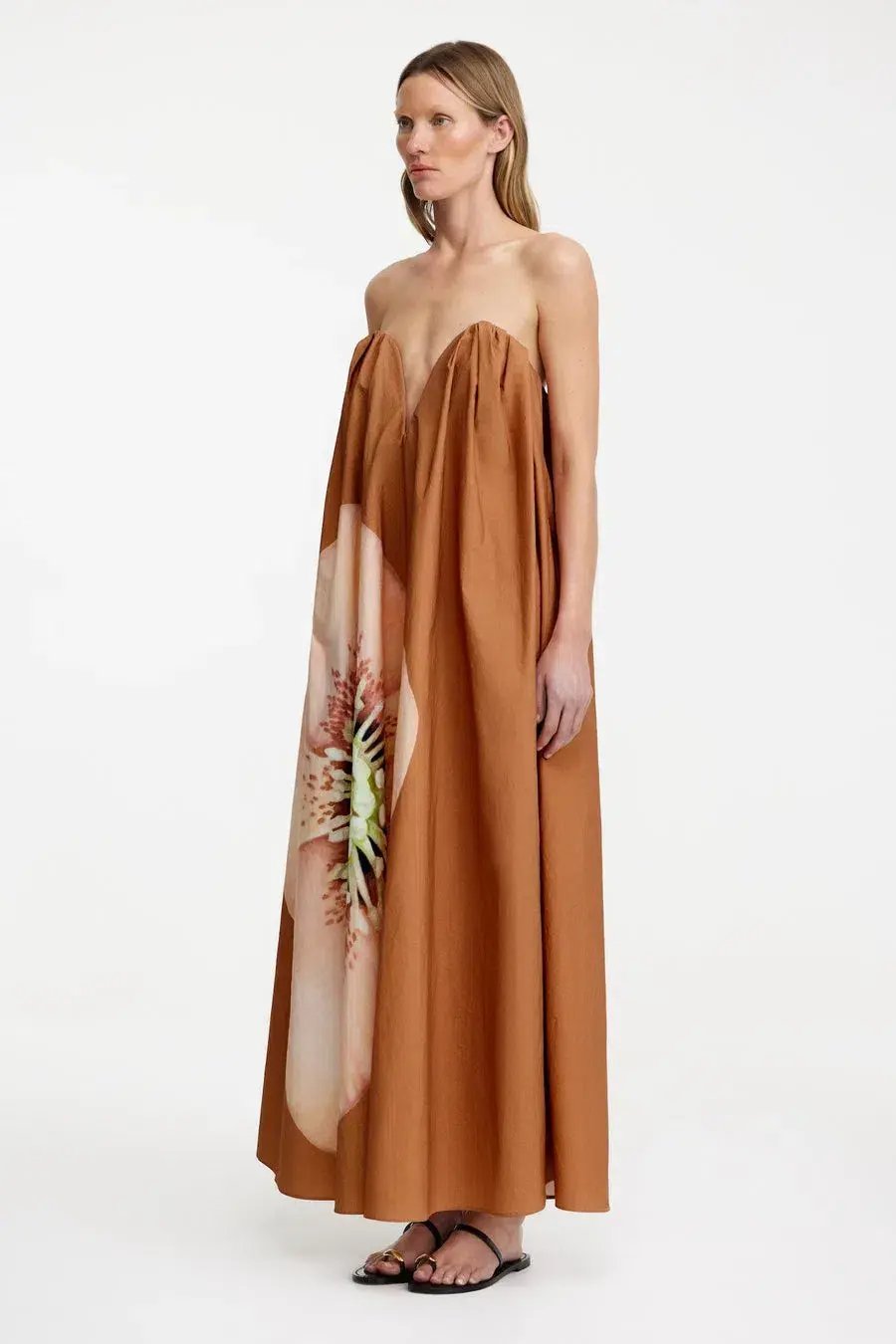 Significant Other Shiloh Maxi Dress Tangerine Rose Size AU 10 photo 3