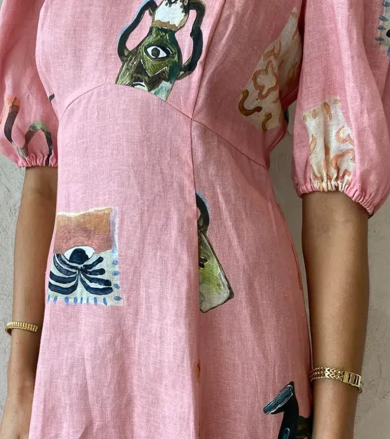 Alemais Cleo Midi Dress Size 12 photo 4