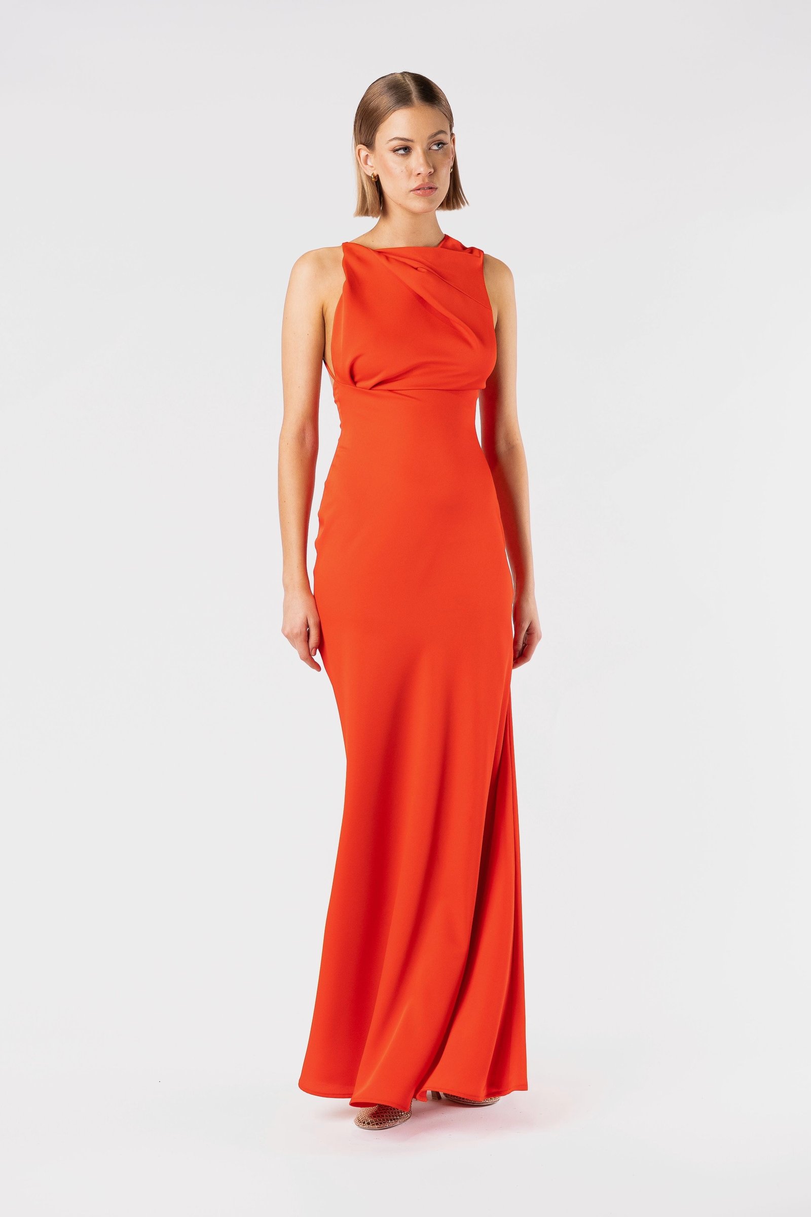 ONE FELL SWOOP KOTA MAXI DRESS - PIMENTO photo 3